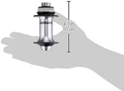 Shimano HB-RS770 Front hub for Centre-Lock disc mount, 32h, 100 x 12 mm, black / silver