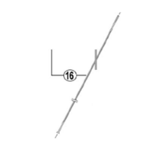 Shimano WH-R9170-C60-TU-R12 left hand spoke, 252 mm