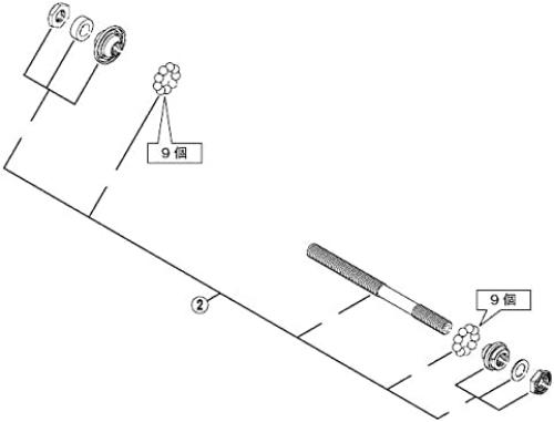 Shimano FH-M785 complete quick release, 168 mm