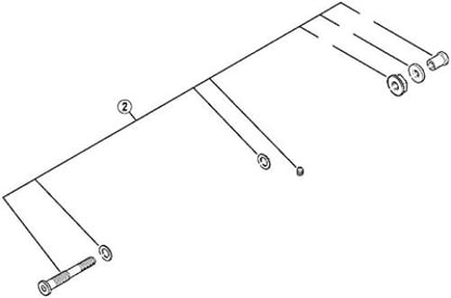 Shimano FC-T781 chain guard and screw for 44T