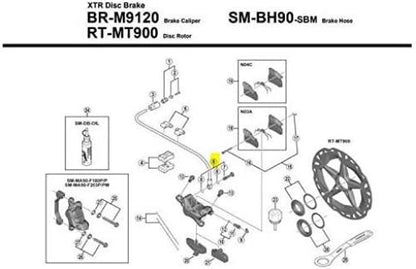 Shimano BR-M9120 Banjo bolt and O-ring