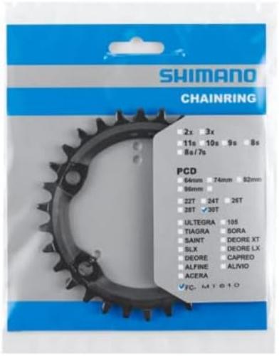 Shimano FC-MT610 chainring, 30T