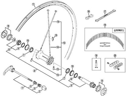 Shimano RD-RX817 outer plate assembly