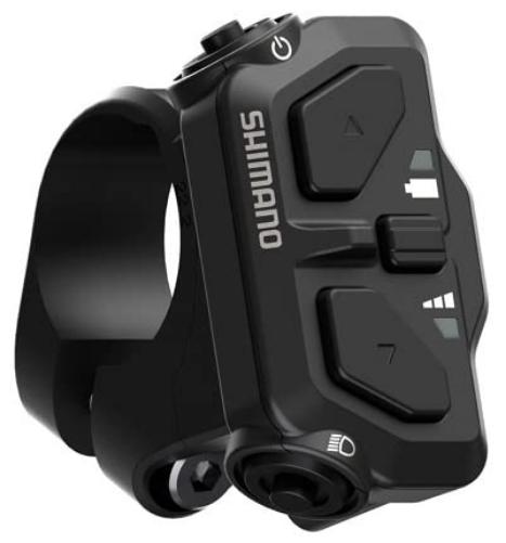 Shimano SW-EN600-L assist switch, left hand, without electric wire, 31.8/35mm clamp band