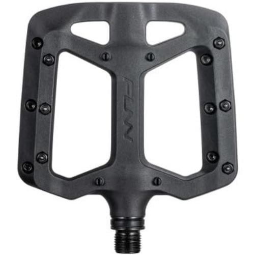 Funn Taipan Glass Fiber Reinforced Thermoplastic Bike Pedals with 9/16-inch CrMo Axles and Shin-Friendly Pins for MTB/BMX/Urban/Gravel Riding
