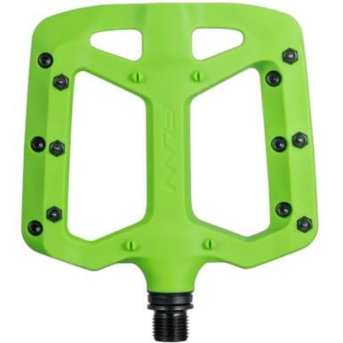 Funn Taipan Glass Fiber Reinforced Thermoplastic Bike Pedals with 9/16-inch CrMo Axles and Shin-Friendly Pins for MTB/BMX/Urban/Gravel Riding