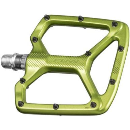 FUNN Python V2 - Pedale piatto verde con perni lunghi