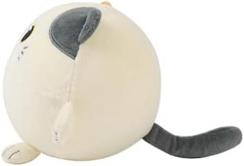 I-TOTAL® - Zacht squishy kussen van traagschuim 14 cm diameter, squishy kussen ideaal als cadeau Orange Cat