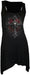 Spiral Goth Bottom Vest - Vamp Fangs