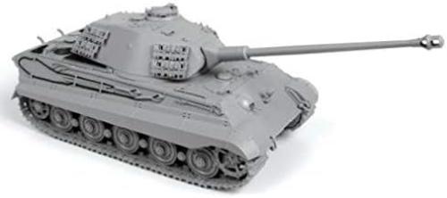Zvezda 500783616-Kit plástico, 1:35 Pz.Kpfw.Vi Tiger II Porsche Turret Montaje – Kit de construcción – para Principiantes – detallado, Color Camuflaje (3616