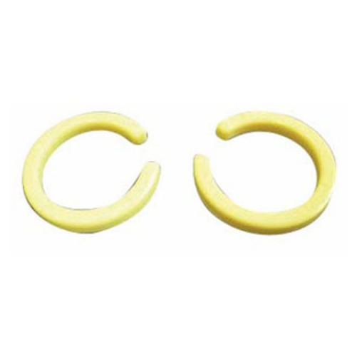Mks Clip C para Pedales Ezy Pieza de Repuesto, Adultos Unisex, Amarillo, One Pair