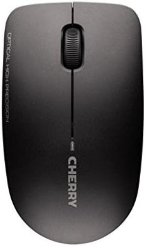 CHERRY DW 3000, Wireless Desktop Set, French Layout (AZERTY), 2.4 GHz RF Flat Design, Low-Noise Keys, Symmetrical Mouse
