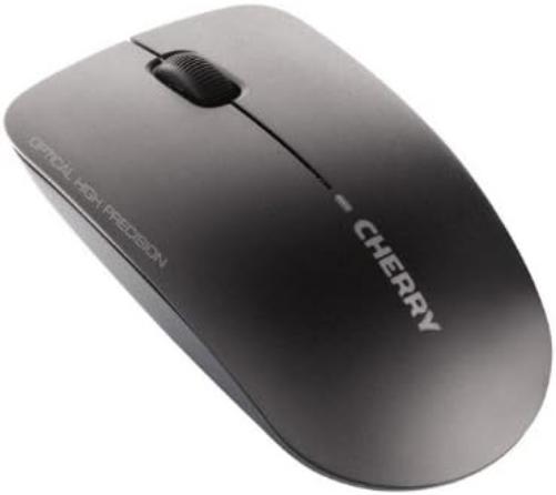 CHERRY DW 3000, Wireless Desktop Set, French Layout (AZERTY), 2.4 GHz RF Flat Design, Low-Noise Keys, Symmetrical Mouse