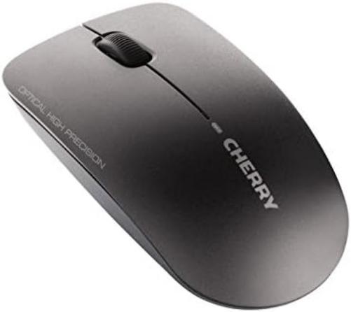 CHERRY DW 3000, Wireless Desktop Set, French Layout (AZERTY), 2.4 GHz RF Flat Design, Low-Noise Keys, Symmetrical Mouse
