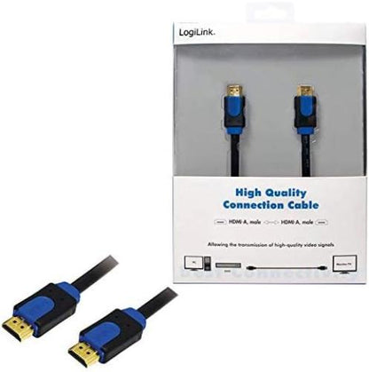 LogiLink 10m HDMI Plug to HDMI Plug Cable - Black