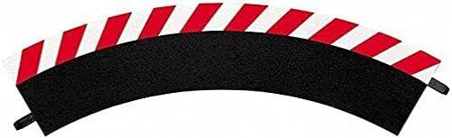 Carrera- Cars, Disney, Pixar Borde Interior para Curva pronunciada 4/15° (12), Piezas Finales (2), Multicolor, Talla única (20020596
