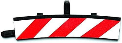 Carrera- Cars, Disney, Pixar Borde Interior para Curva pronunciada 4/15° (12), Piezas Finales (2), Multicolor, Talla única (20020596