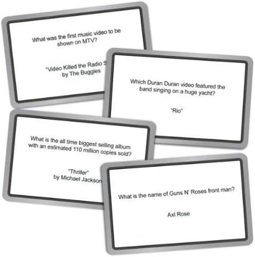 Gift Republic 80s Music Trivia