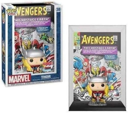 Funko Pop Comic Cover! Marvel: Avengers - Thor (Exc) Collectable Vinyl Figure - Gift Idea - Official Merchandise - Toys for Kids & Adults - Model Figure for Collectors and Display