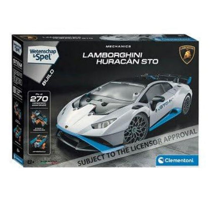 Clementoni - Clementoni Wetenschap en Spel - Mechanics Lamborghini Huracan Sto Bouwset 270dlg.
