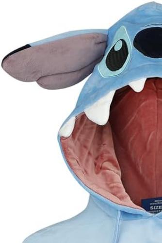 Difuzed Lilo and Stitch Stitch Cropped Novelty Kapuzenpullover