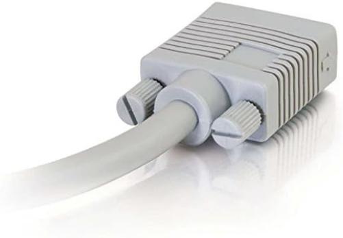 C2G 15M Premium Shielded HD15 SXGA Male VGA to VGA Computer Monitor Cable Light 15M Male-Male