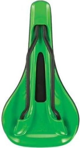 BEL AIR 3.0 LUX-ALLOY RAIL SADDLE Black Microfibre Top/Olive Green Base