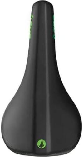 BEL AIR 3.0 LUX-ALLOY RAIL SADDLE Black Microfibre Top/Olive Green Base