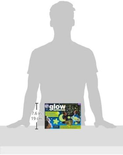 The Original Glowstars Company B8800 Brainstorm Toys Glow Superstars, Various