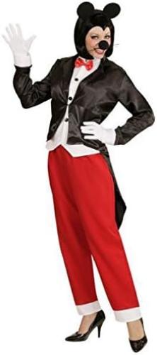 "MISS MOUSE" (tailcoat with waistcoat & bow tie, pants, ears) - (S)