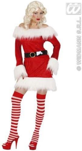 Ladies Miss Santa Costume Medium UK 10-12 for Christmas Panto Nativity Fancy Dress
