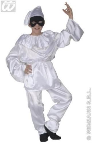 Children's Pulcinella 140cm Costume Medium 8-10 yrs (140cm) for Clown Fancy Dress