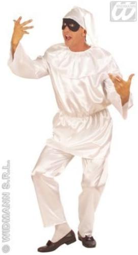 Ladies Pulcinella White Costume Large UK 14-16 for Clown Fancy Dress