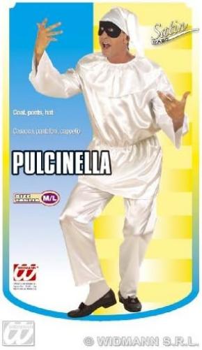 Ladies Pulcinella White Costume Large UK 14-16 for Clown Fancy Dress