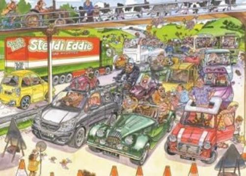 Jumbo Spiele 1119801819 Wasgij Original 19 Cone-gestion - Puzzle (1000 piezas)