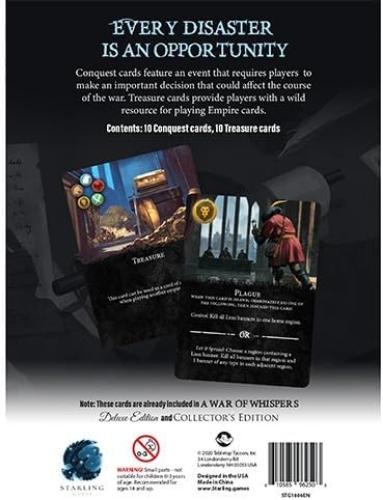 Starling Games - A War of Whispers Conquests and Treasures Pack - for use with The A War of Whispers