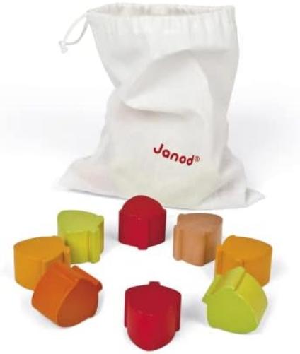 Janod - Nutty Balance Game - Wooden Early - Learning Balance Toy - Educational Game - Fine Motor Skills - 18 Months - J08126