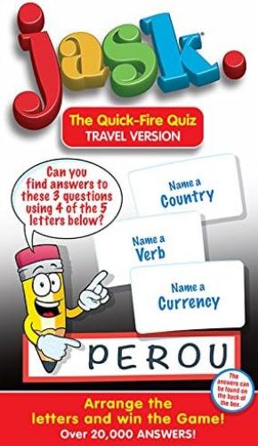 Travel Jask Great for Journeys, Holidays ! Fast-Paced Interactive Game ! For all ages from 8+ ! Everyone plays all at the same time ! !
