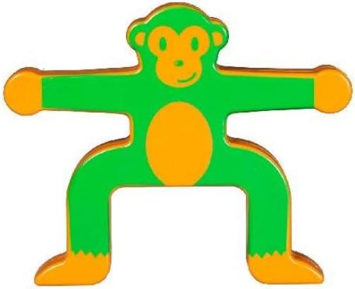 Clown Games - Monkey Balance, Bouwspel voor Kinderen - 1 Spel