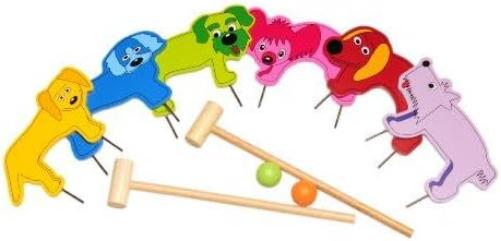 BS Toys - BS Toys Houten Croquet Junior Buitenspel