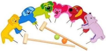 BS Toys - BS Toys Houten Croquet Junior Buitenspel