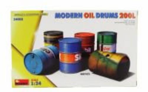 Miniart 1:24 - Modern Oil Drums 200L