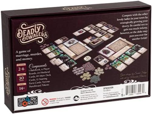 SparkWorks Deadly Dowagers - Game, 2-6 players