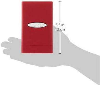 Ultra Pro 330574 DECKBOX Satin Tower C6 Card Game (Red)