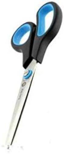 Westcott 8 inch Easy Grip Left Handed Soft Grip Scissor - Black/Blue 8"