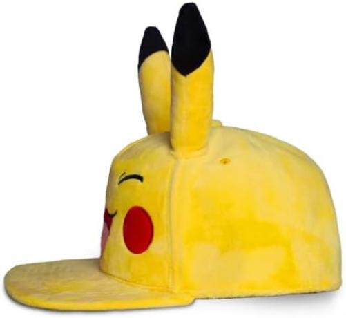Pokémon Happy Pikachu Unisex Cap Yellow Fan Merch, Films, Gaming, Nintendo, Pikachu, TV Series