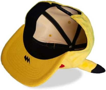 Pokémon Happy Pikachu Unisex Cap Yellow Fan Merch, Films, Gaming, Nintendo, Pikachu, TV Series