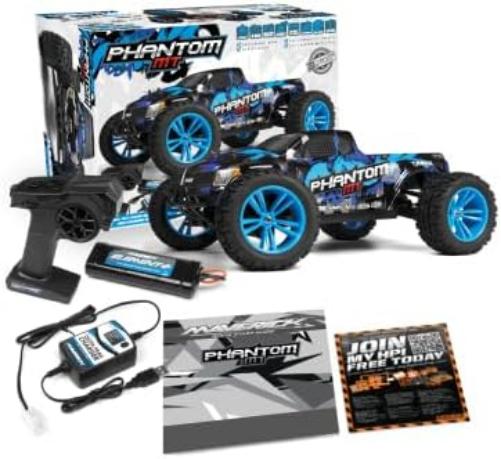 Maverick Phantom MT 1/10 4x4 Monster Blue - MV150603