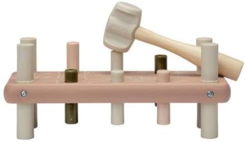 Wooden Bolt Board, Pink - Micki