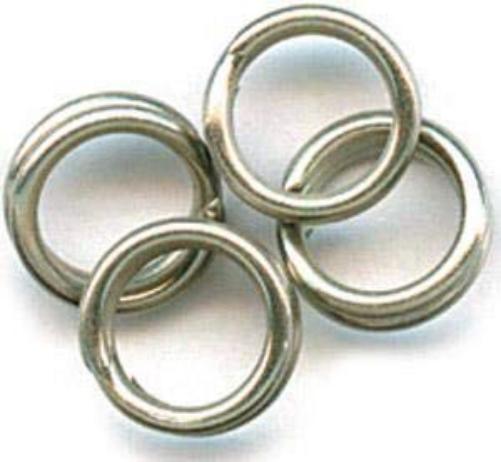 Mustad Mustad MA031-NI (9950N) Round Split Ring 5.6mm 10x10pk